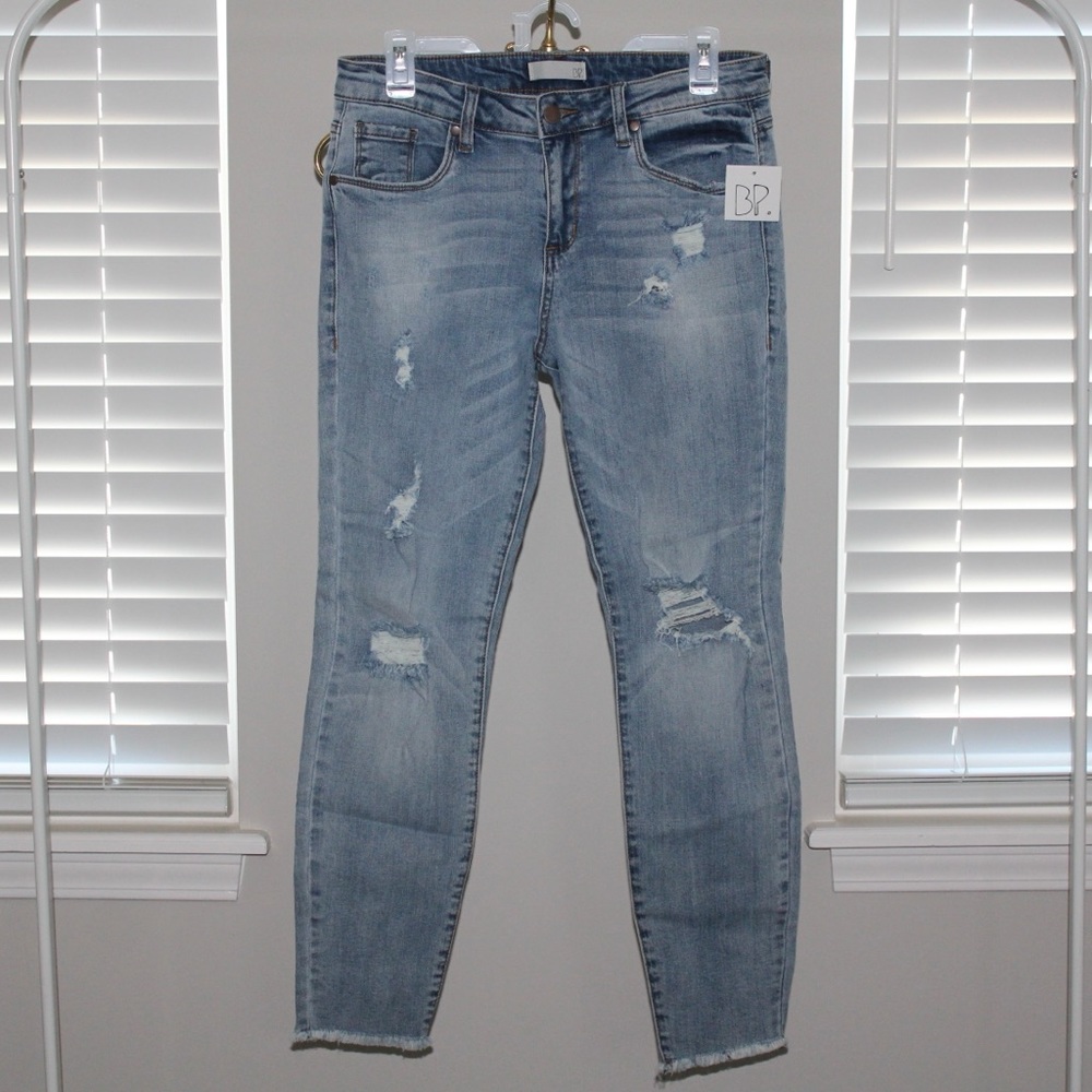 BP. Distressed Skinny Jeans